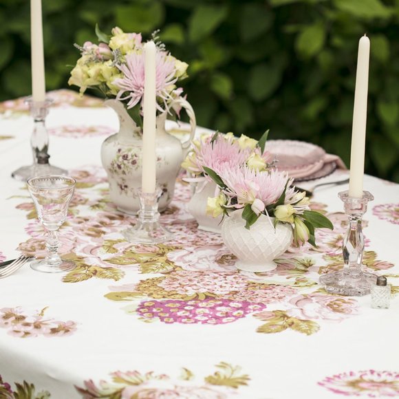 April Cornell Tablecloth Spring Gathering 54x54 - Picture 2 of 4
